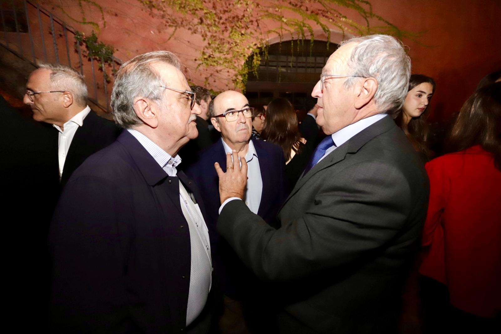 Josep Martí, Josep Ramon Correal, y Robert Serentill, presidente editor del Segre.